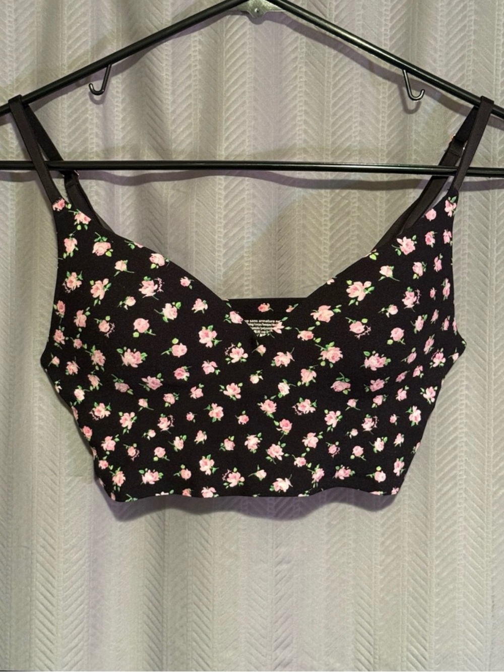 PINK Victoria’s Secret Floral Wireless Push-Up Bra